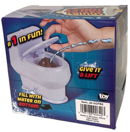 Funny SQUIRT TOILET Lift Seat Squirting Shoots Water Joke Prank Gag Gift Poop