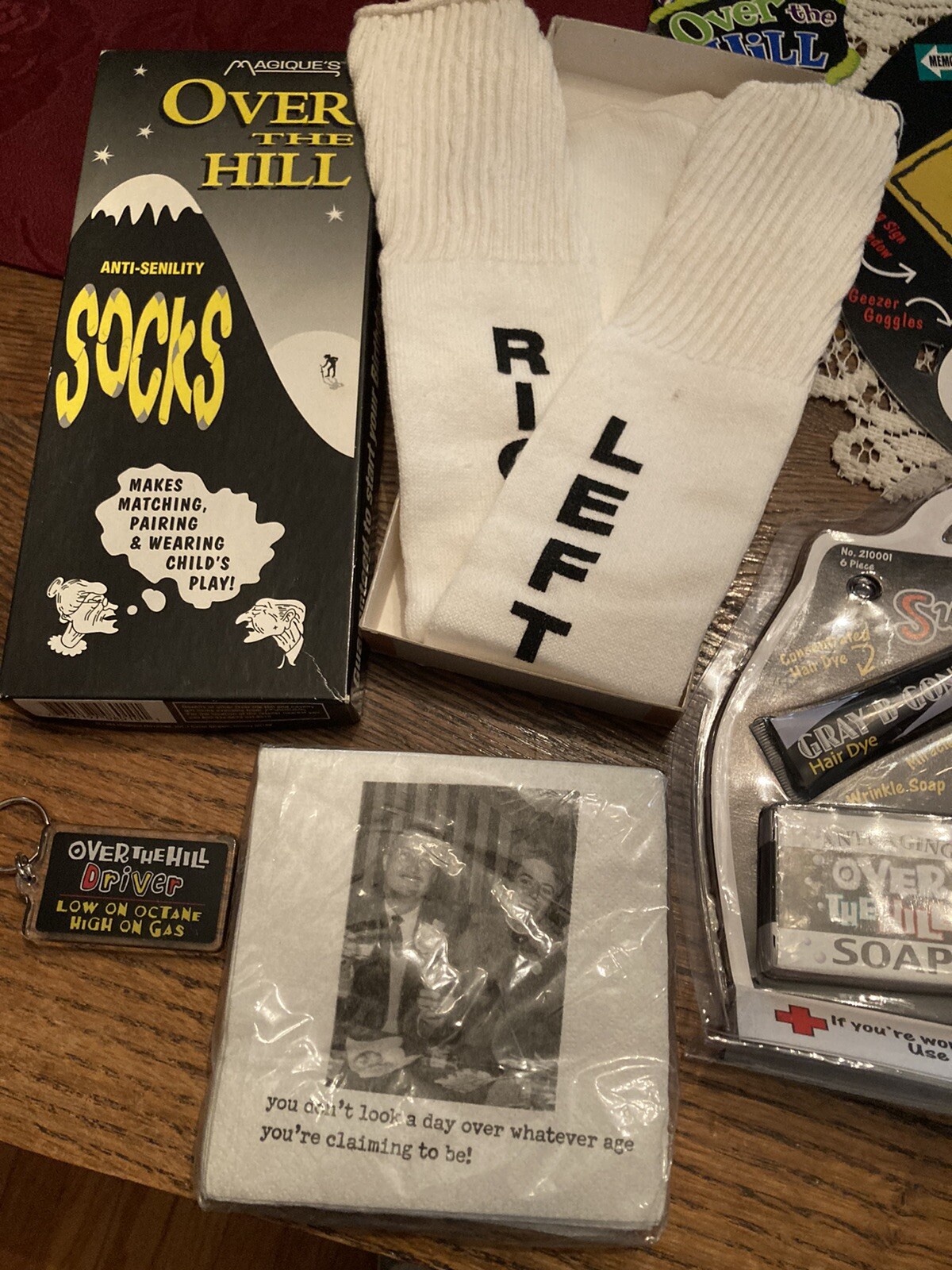 Over the Hill Birthday Gag Gifts / Supplies