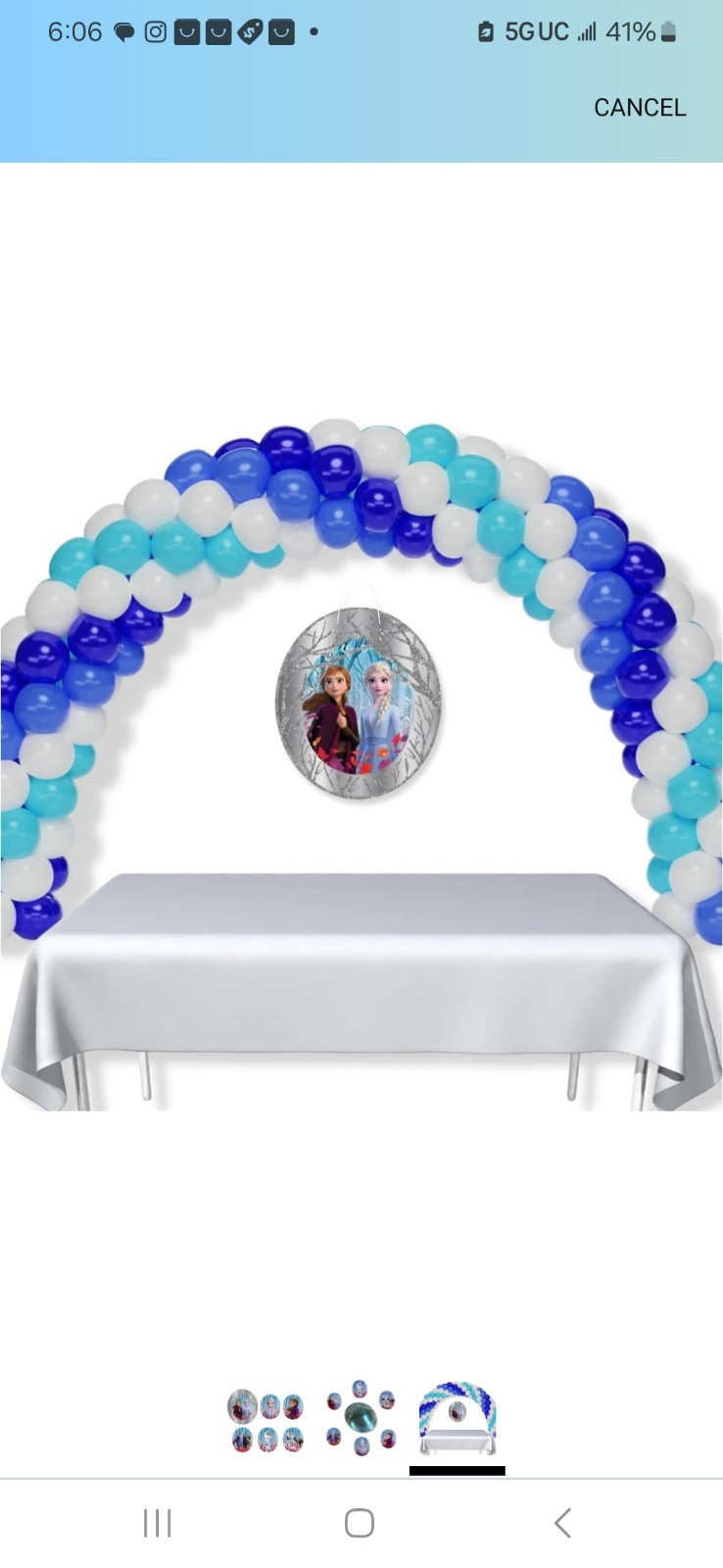 Frozen 2 Frame and Cutout Decorating Kit