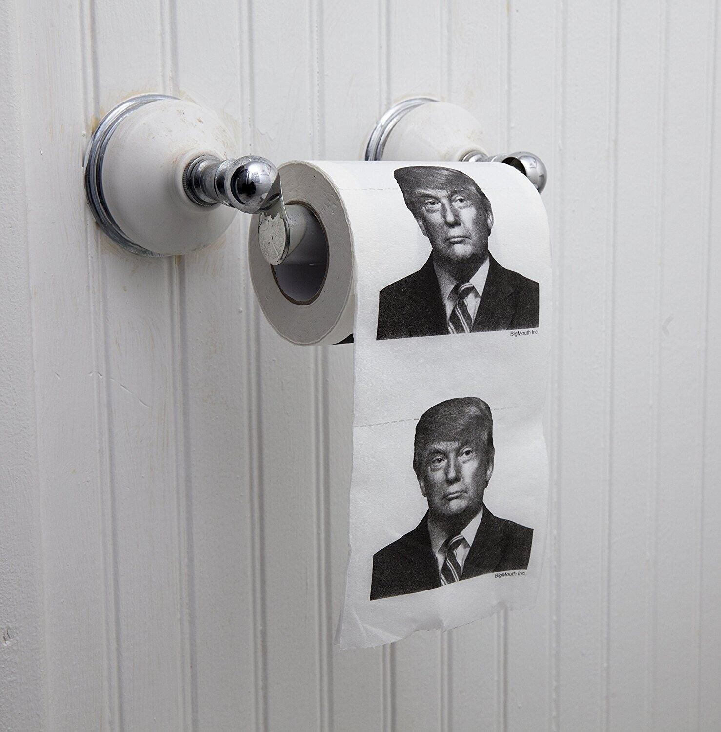President Donald Trump Toilet Paper Roll – Bathroom Funny GaG Prank Party Joke