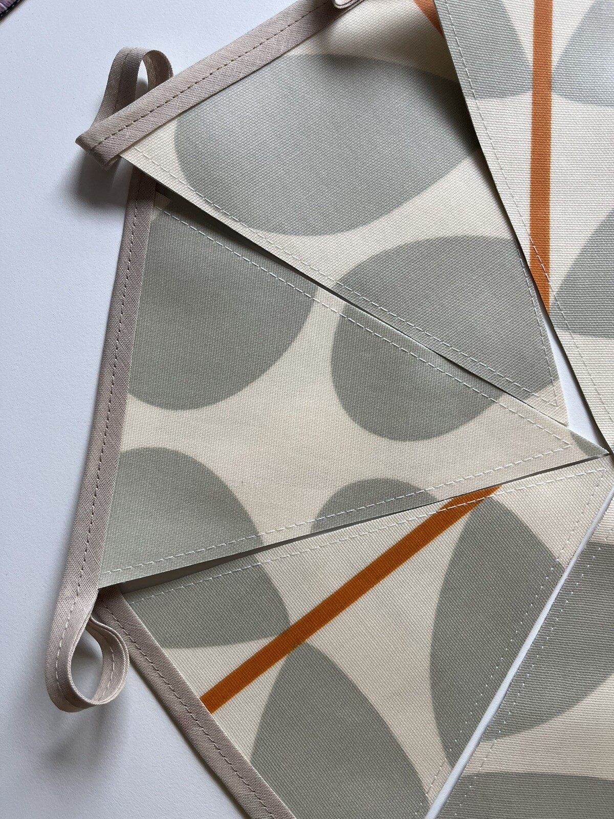 Handmade Oilcloth Bunting – Garden/Home Contemporary – 2 Meters Double Sided