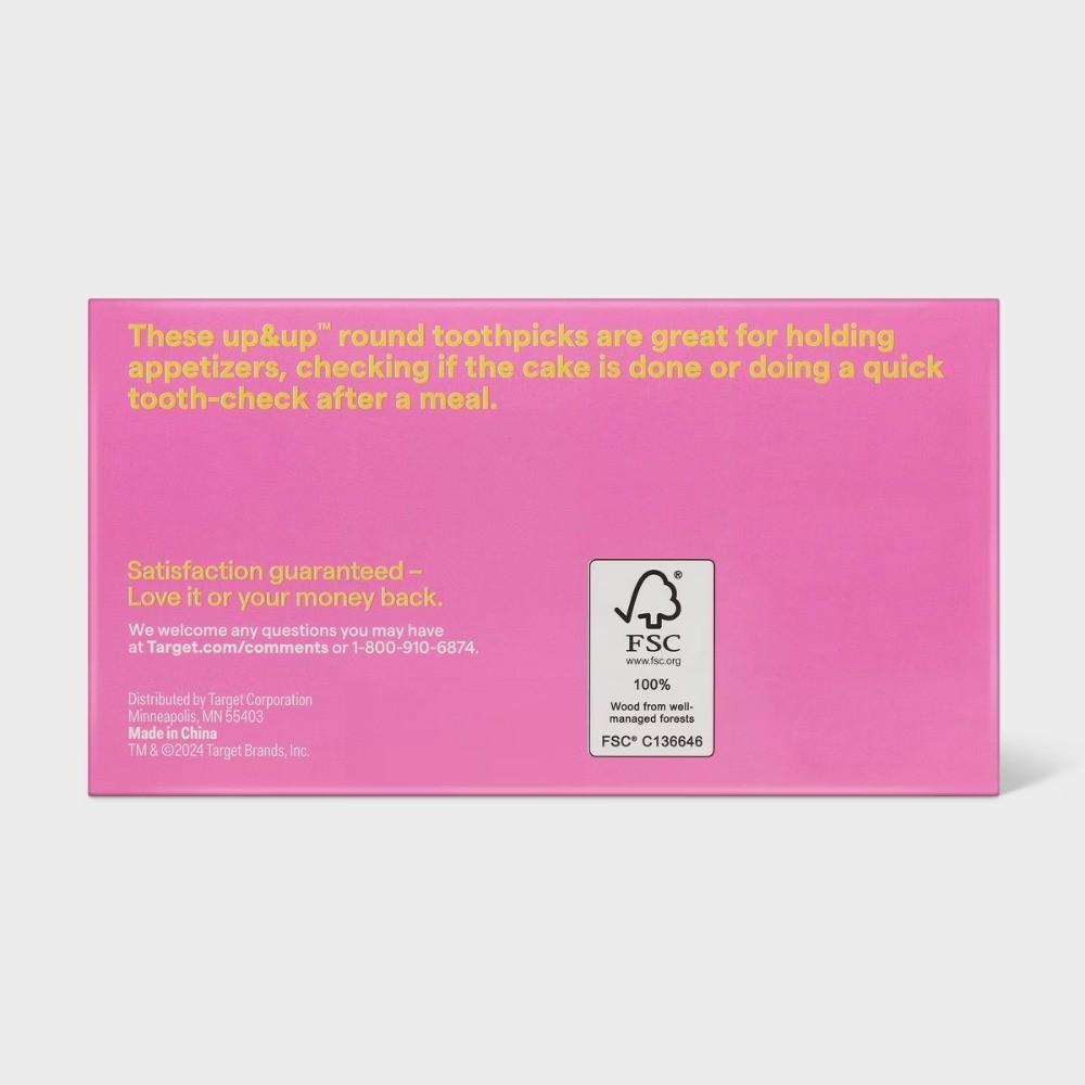 Round Toothpicks – 800ct