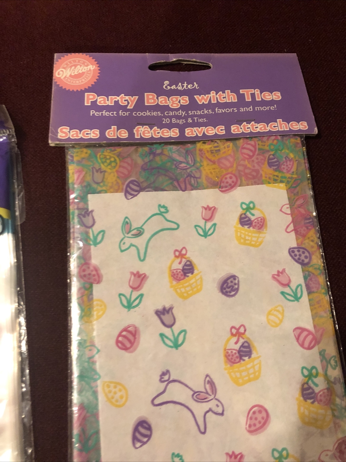 Children’s Unisex, 3 Packs New Easter Treat Bags-20/each, Total 60 Bags