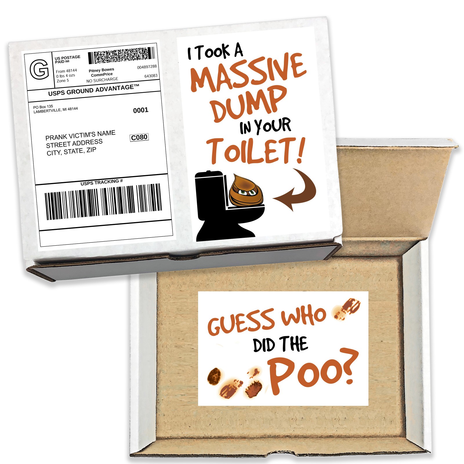 Massive Dump Who Did The Poo Prank Mail Sent Anonymously!