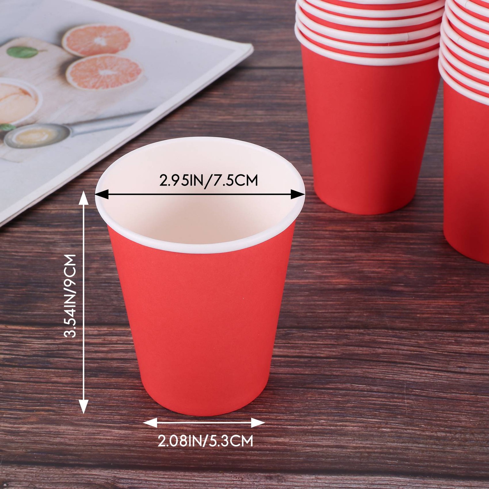 20 Cups (9oz) – Plain Solid Colours Birthday Catering A2Y7