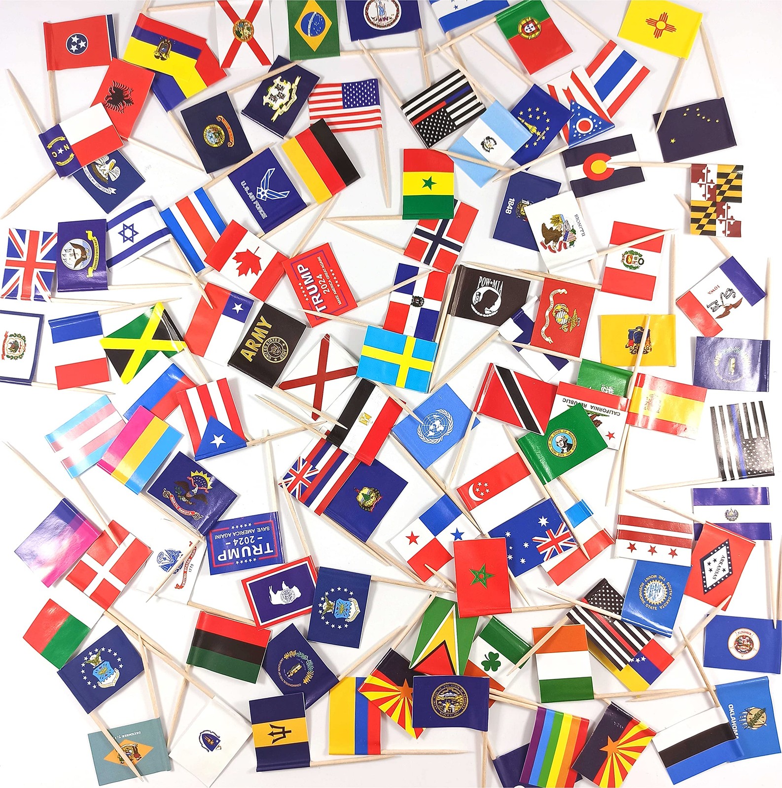 France Toothpick Flag French Mini Small Cupcake Topper Flags 100pcs