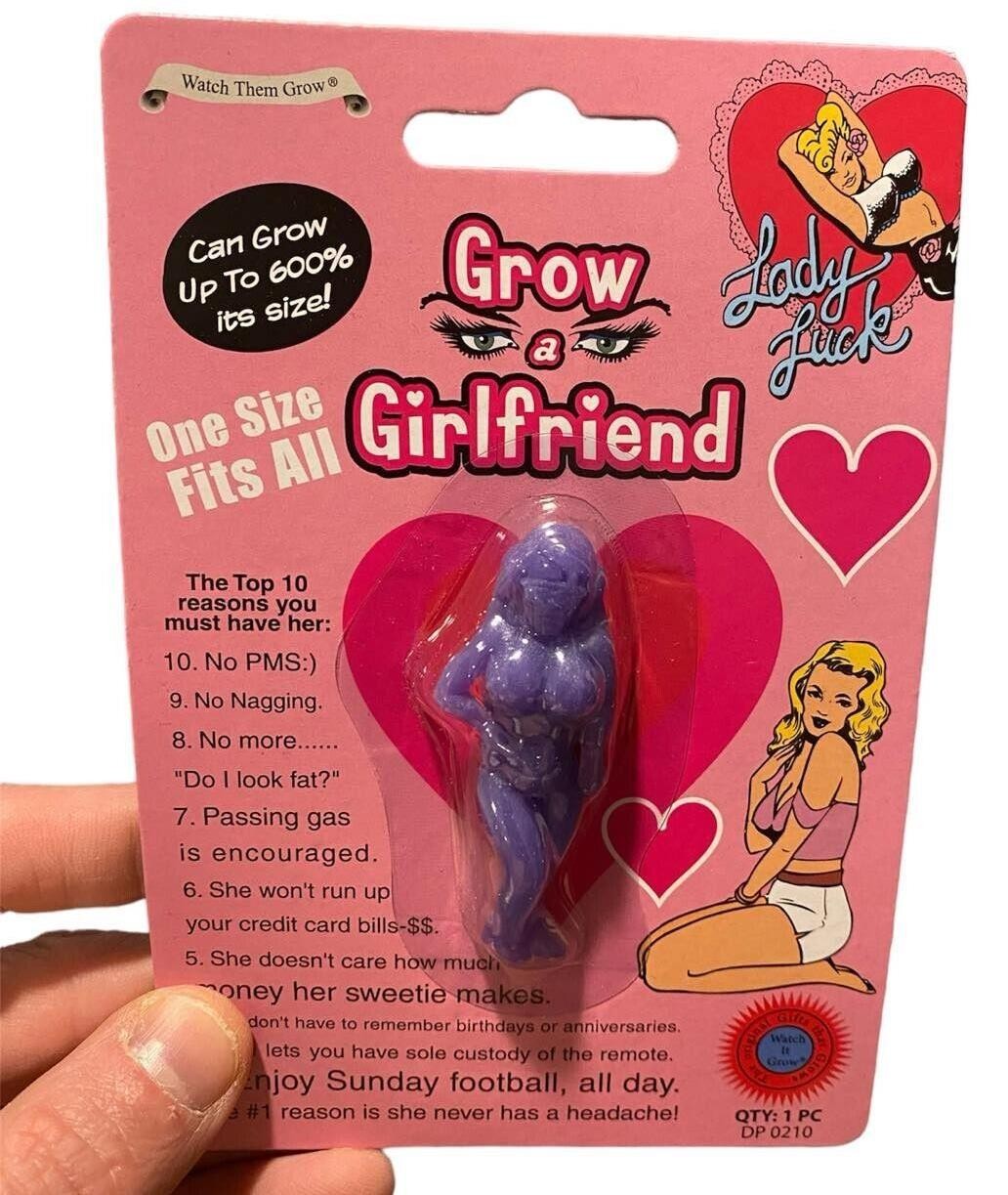 Grow A Girlfriend – Grows 600% in water funny – GaG Joke Novelty Adult Gift