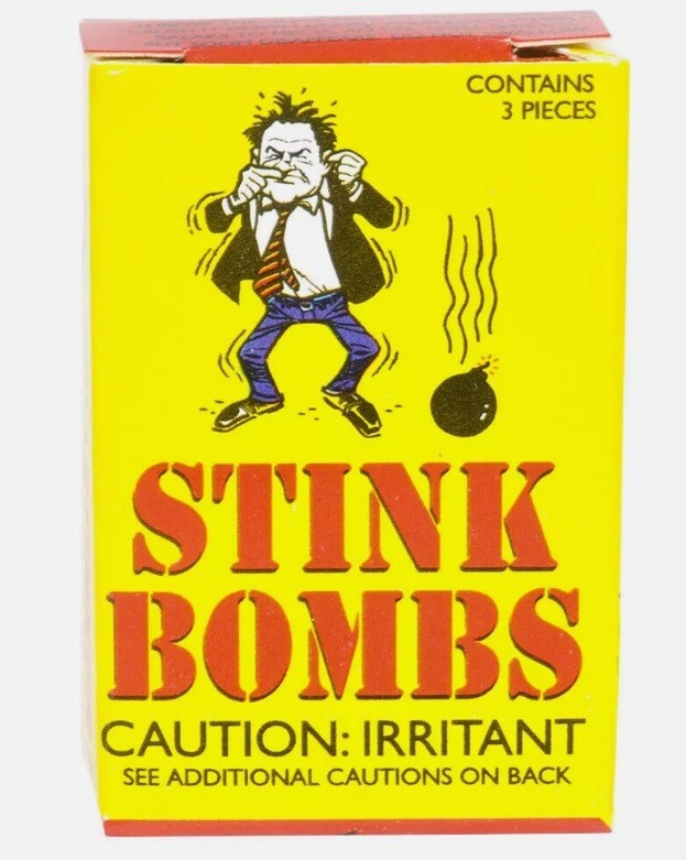 36 Stink Bombs – Stinky Glass Gag Prank Fart Joke (1 case of 36)