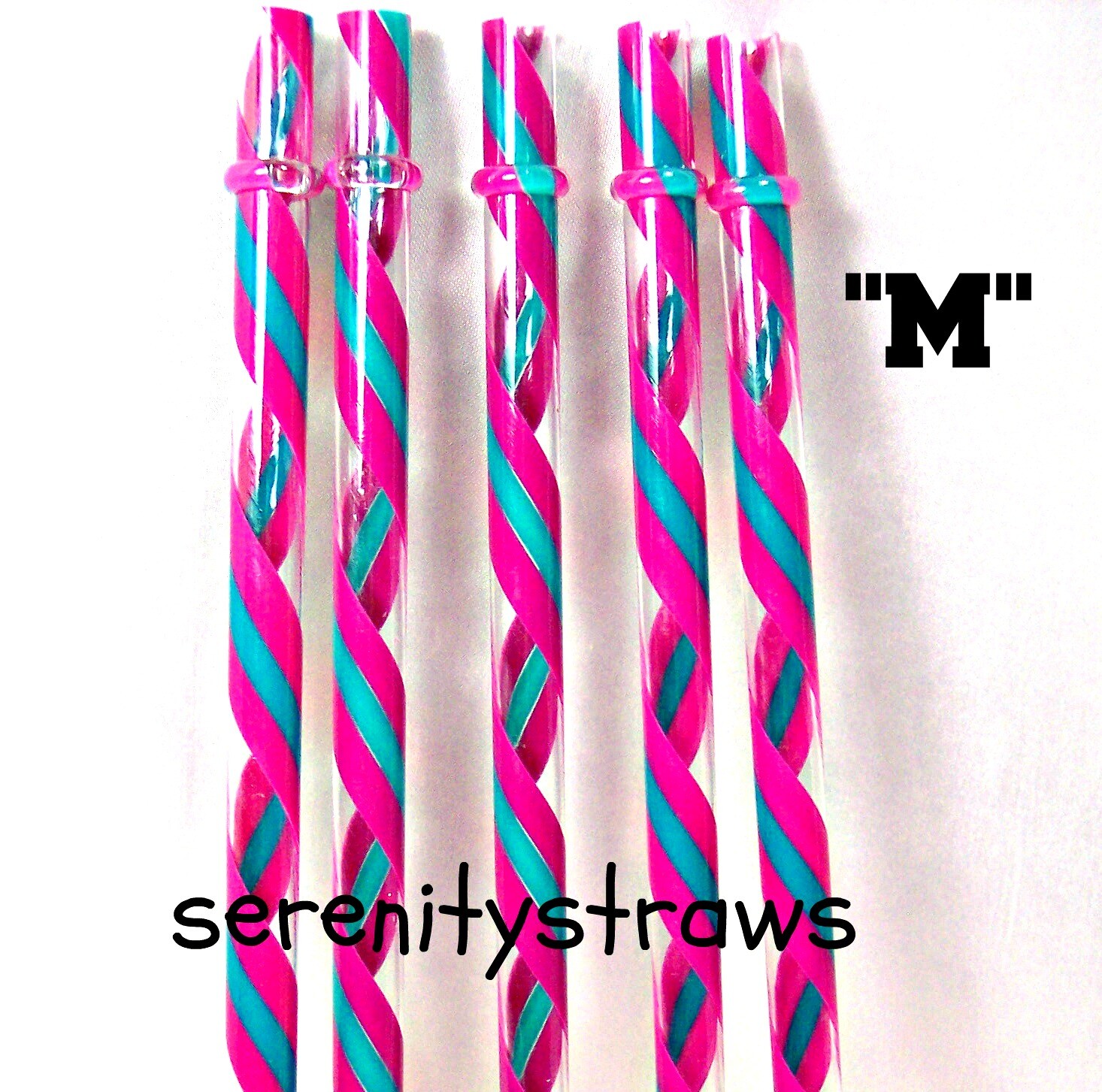 ALADDIN Wide Colorful STRAWS, 3/8″ X 9 1/2″, BPA Free, Reusable.