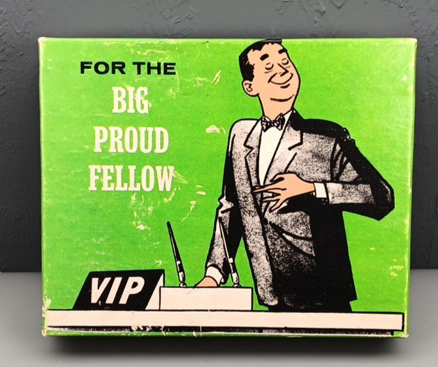 Vintage Novelty Gag Gift For The Big Proud Fellow Naughty Adult Humor