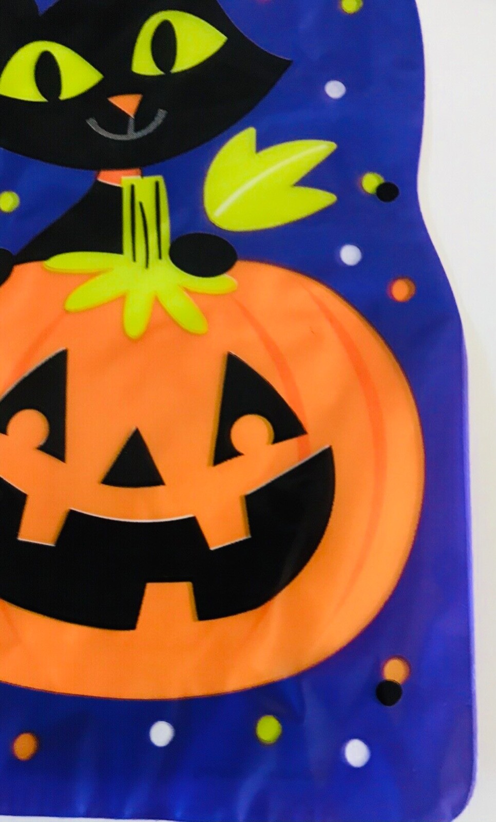 10 x HALLOWEEN Pumpkin and Cat CELLOPHANE Sweet Gift LOOT Bags TRICK OR TREAT