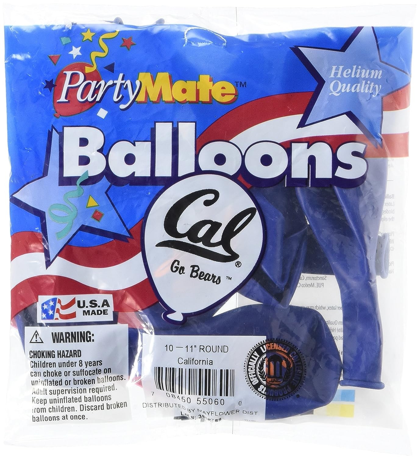 California Golden Bears NCAA College University Sports Party 11″ Latex Balloons