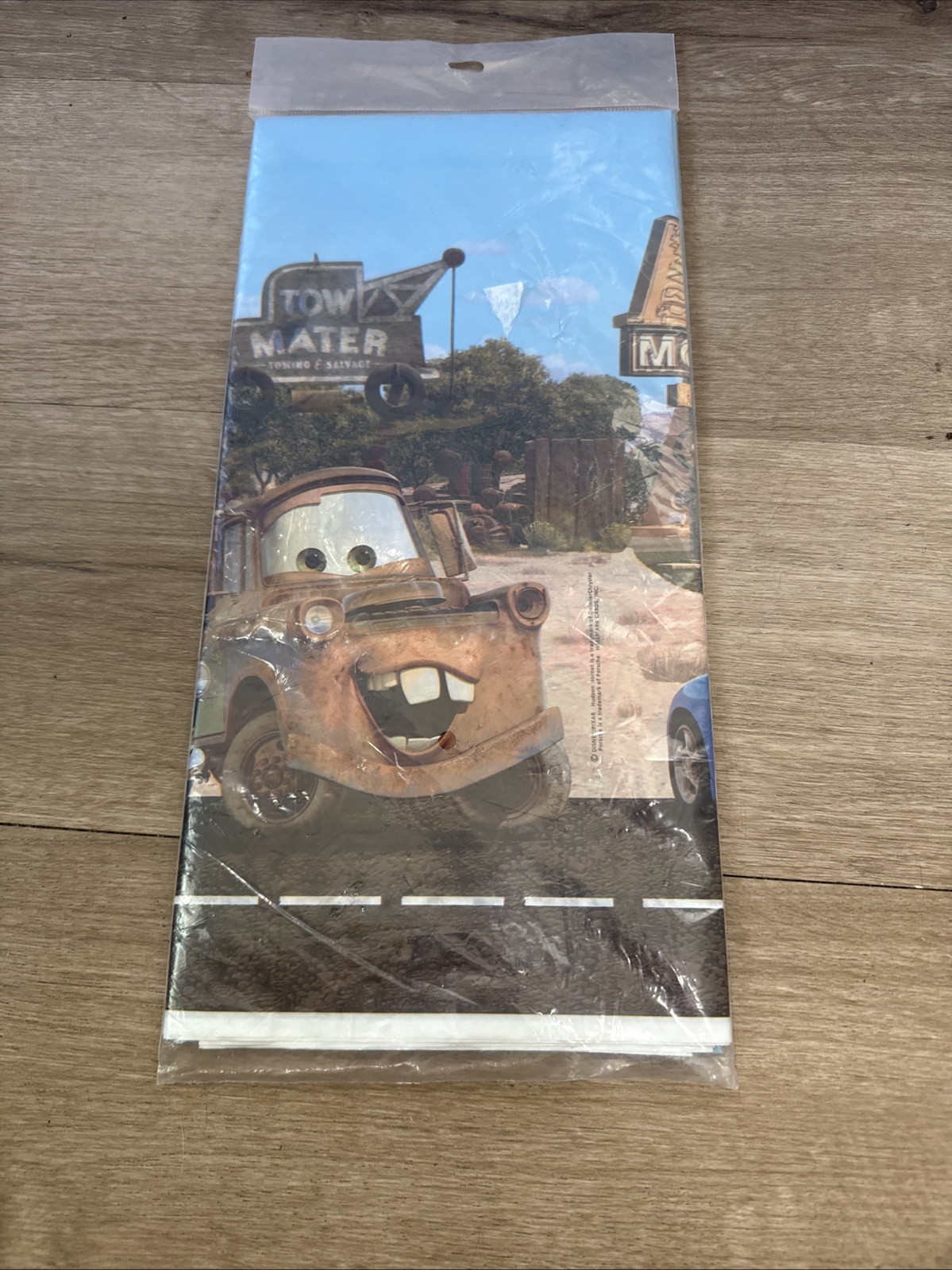 Vintage Disney Pixar Cars Table Cover 54″ X 102″ By Hallmark 2006