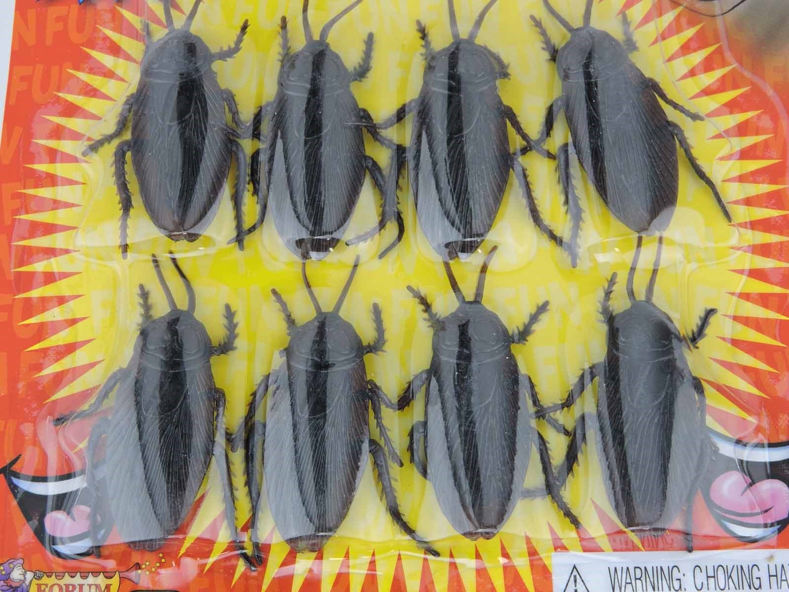 Fake Cockroaches Forum’s Fun Stuff Novelty Roach Party Gag Prank Joke bugs