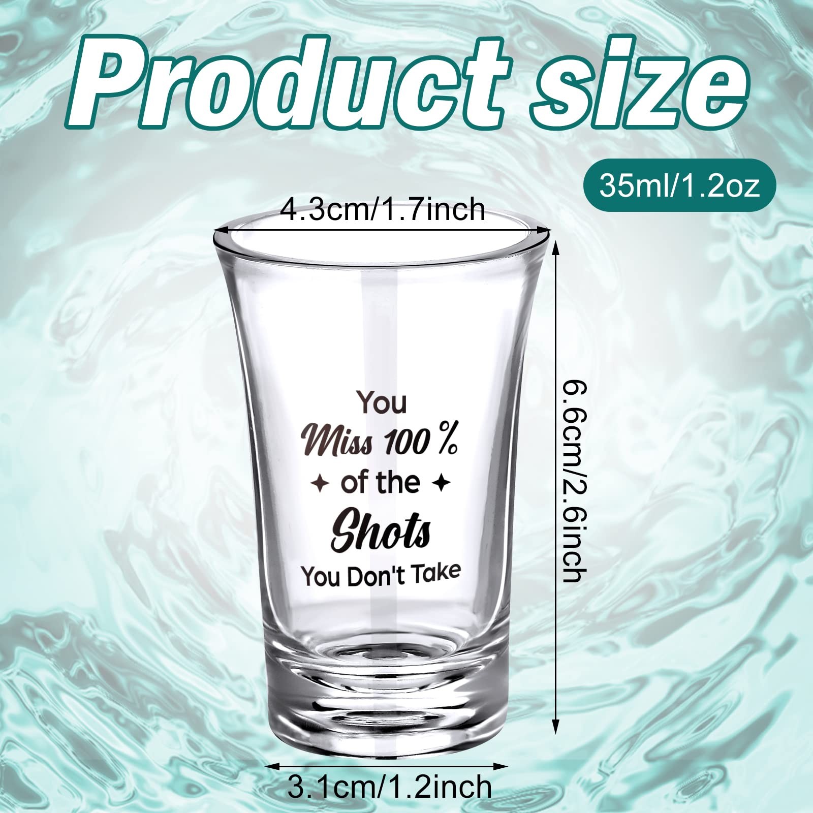 48 Pcs Funny Shot Glasses for Adult Acrylic Party Shot Glasses 1.2 Ounce Mini…