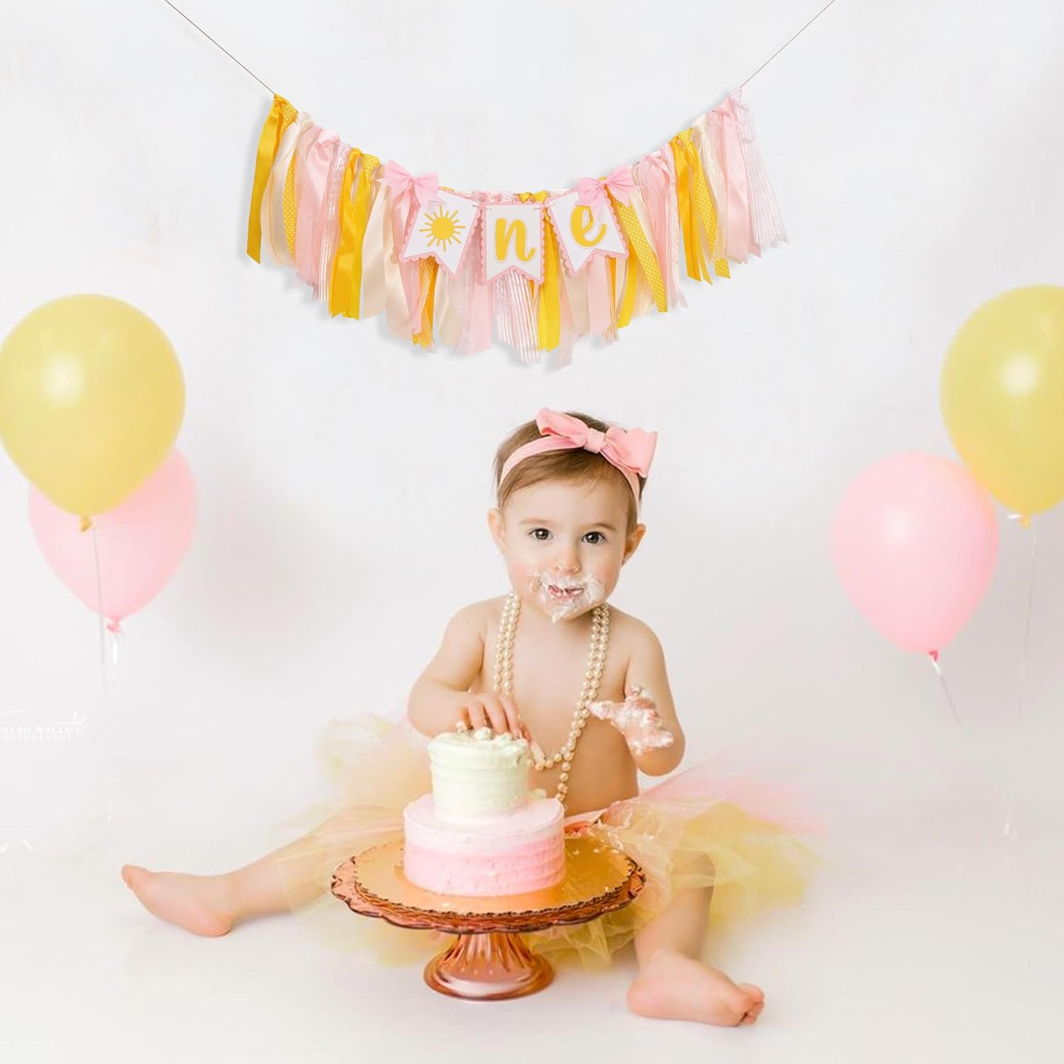 You Are My Sunshine 1St Birthday High Chair Banner – Sunshine Themed Party Decor
